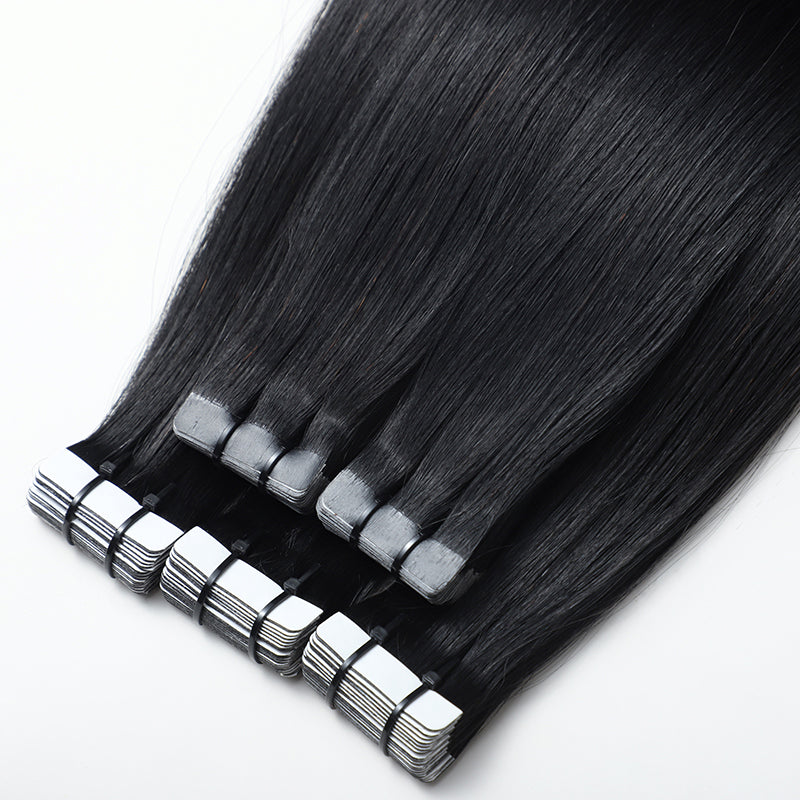 Tapes extensions cheveux humains vierges excellente qualité 1B#